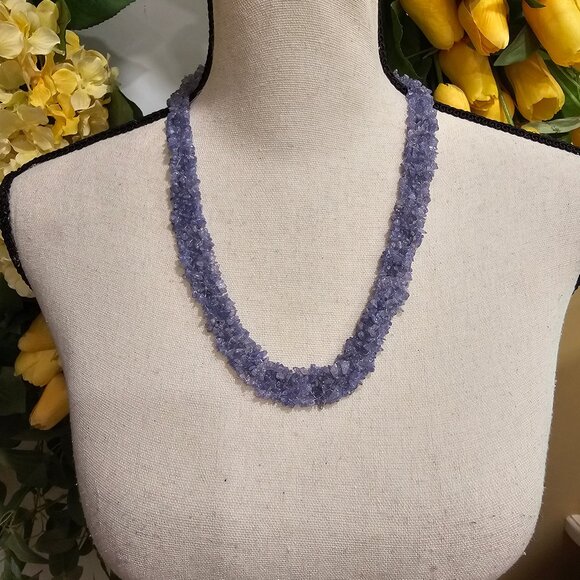 Tanzanite Necklace for women, Authenticity Certificate - Picture 6 of 9
